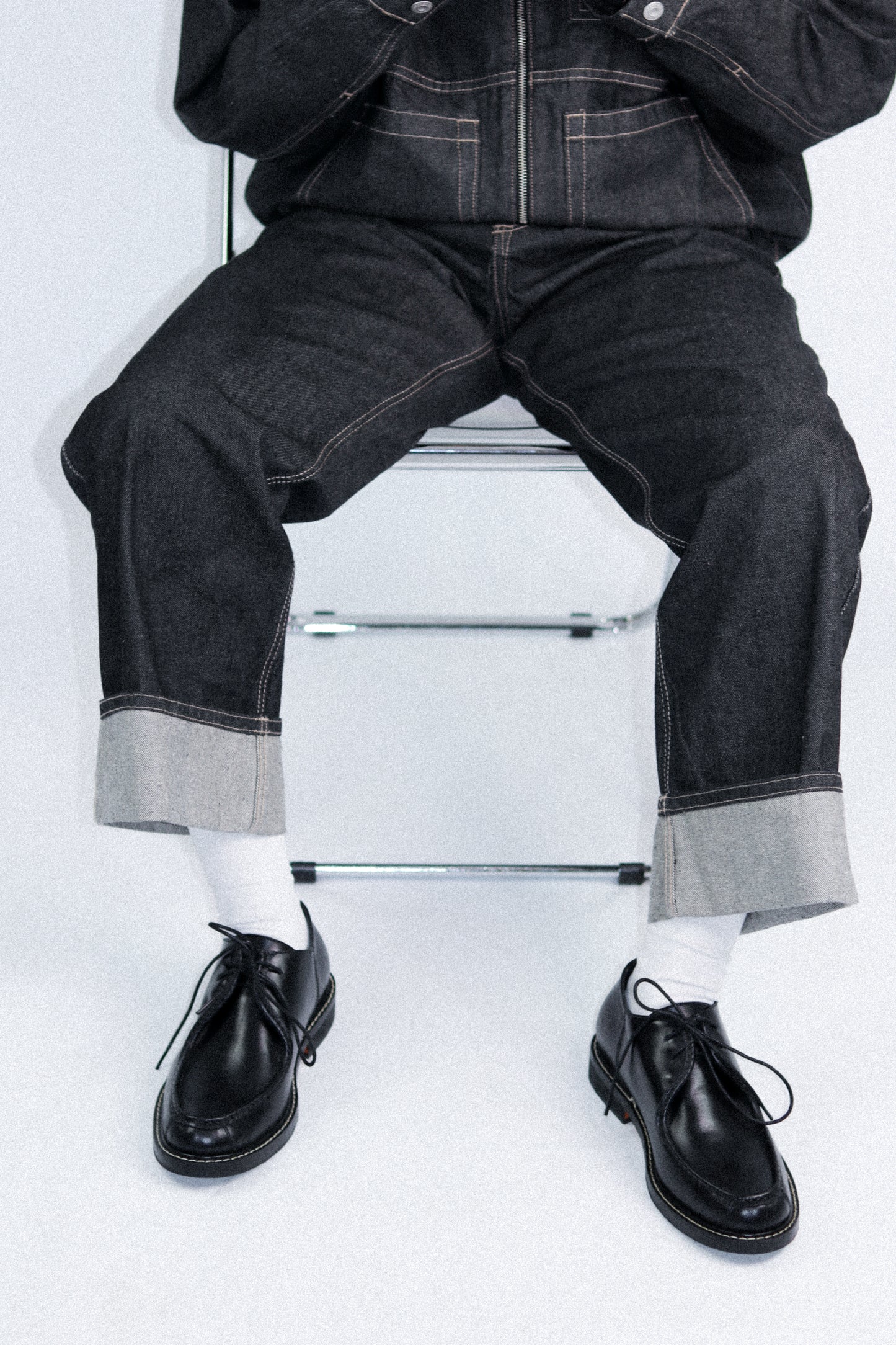 Giovanni Derby Shoes in Deep Noir