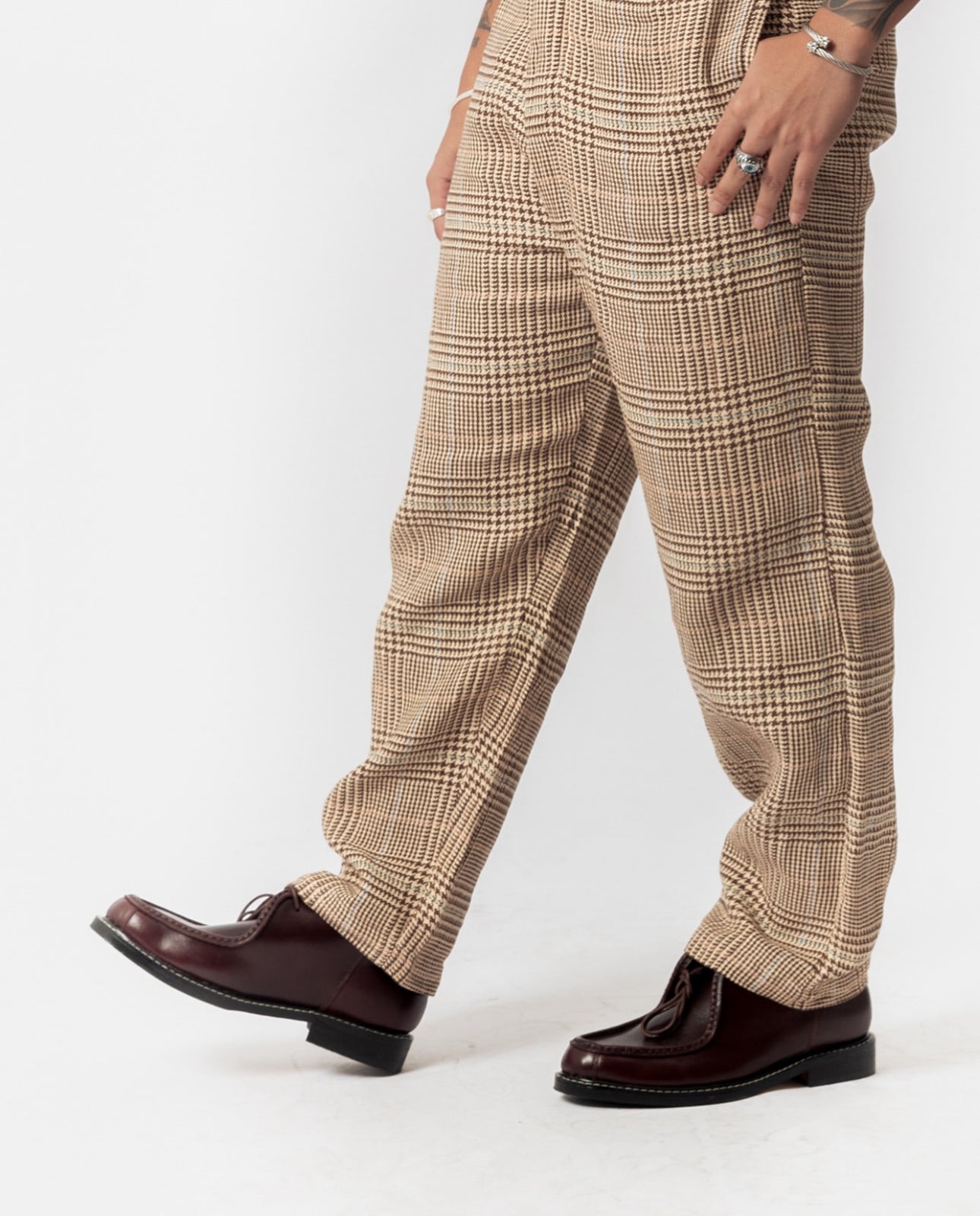 Giovanni Derby Shoes in Oxblood