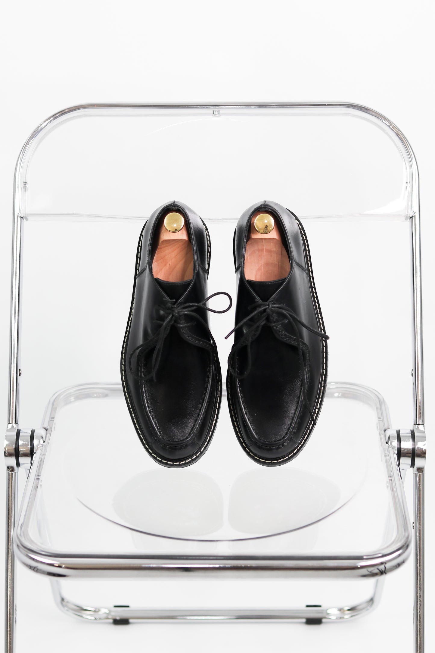 Giovanni Derby Shoes in Deep Noir