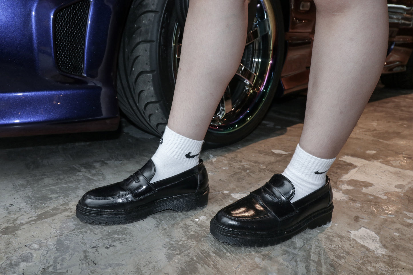 Niccolò Penny Loafers in Black