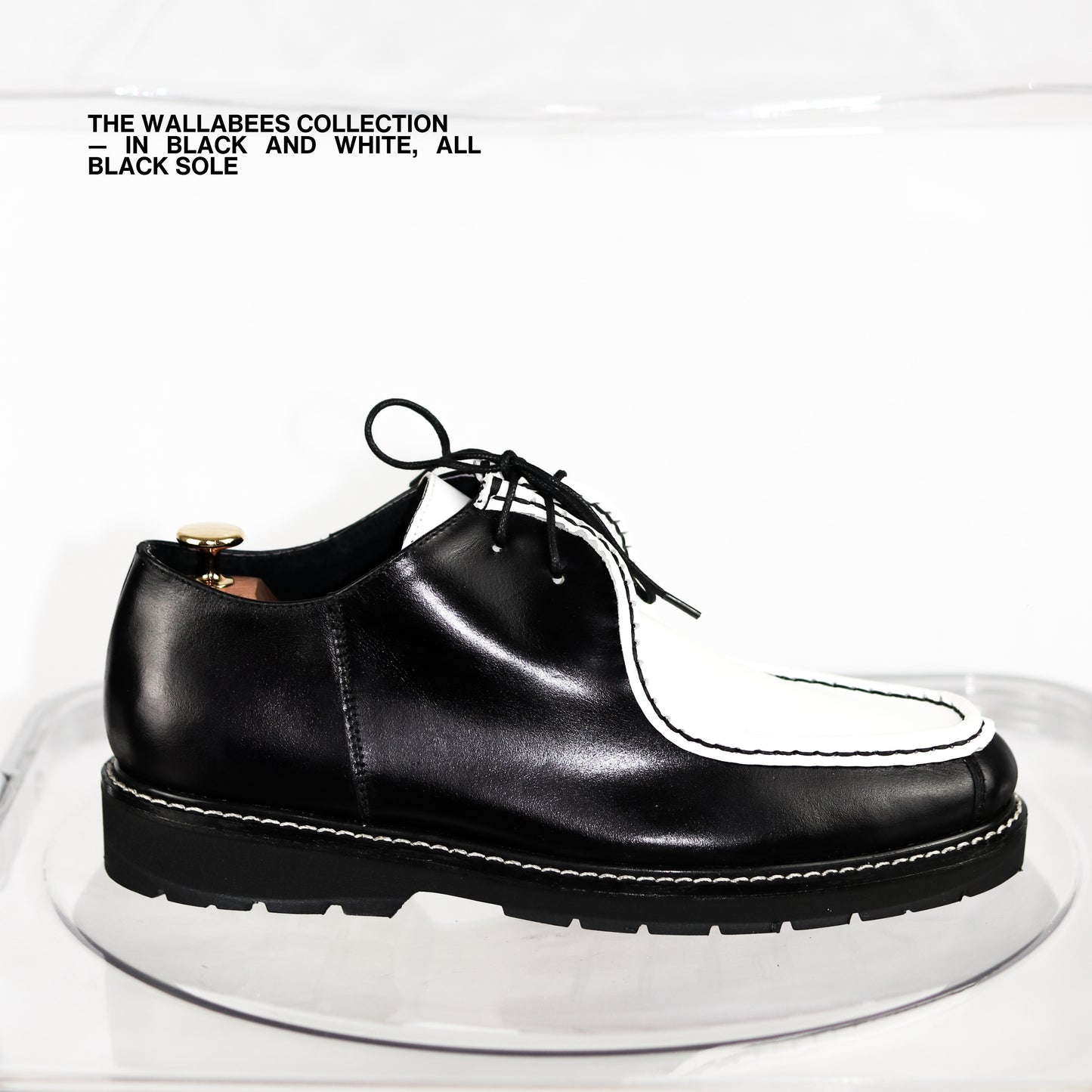 DERBY SHOES V2 IN BLACK & WHITE