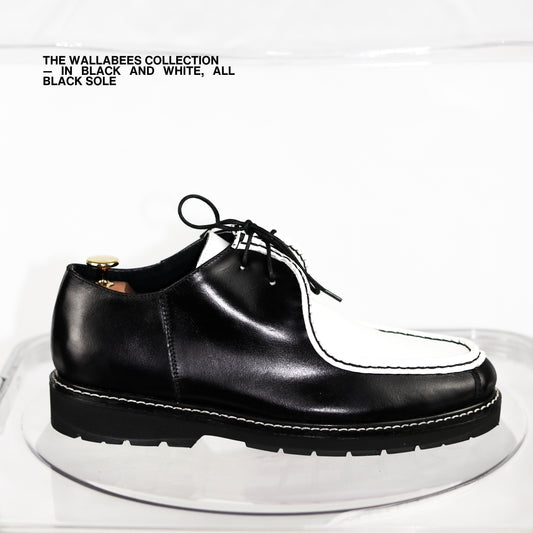 DERBY SHOES V2 IN BLACK & WHITE