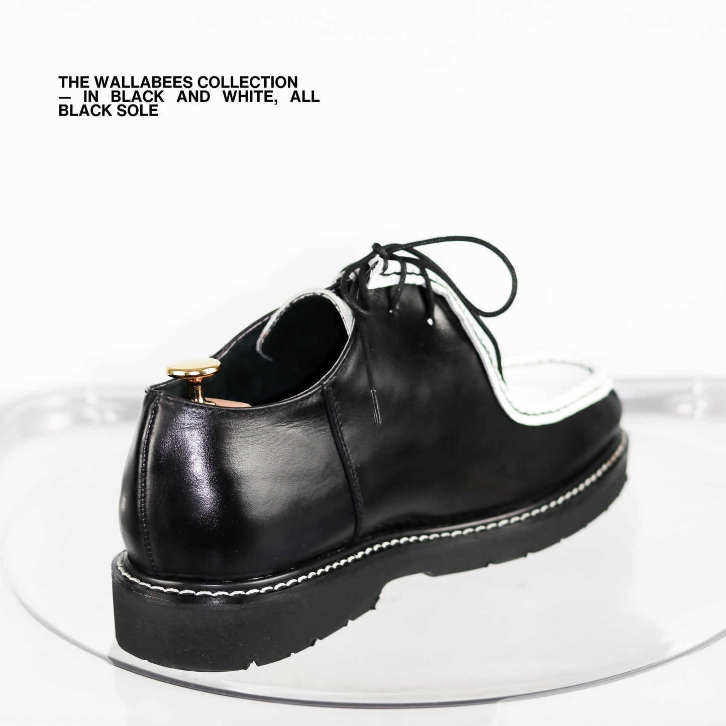 DERBY SHOES V2 IN BLACK & WHITE