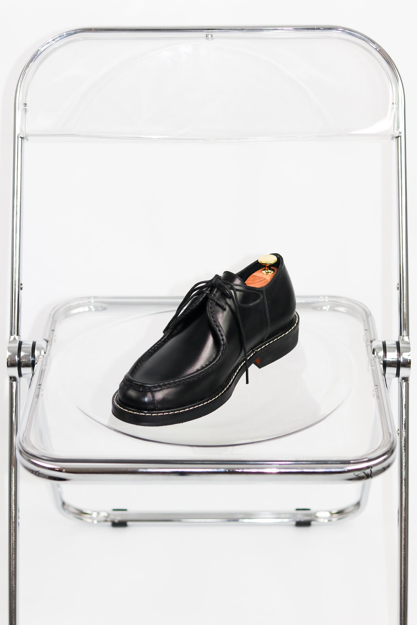 Giovanni Derby Shoes in Deep Noir
