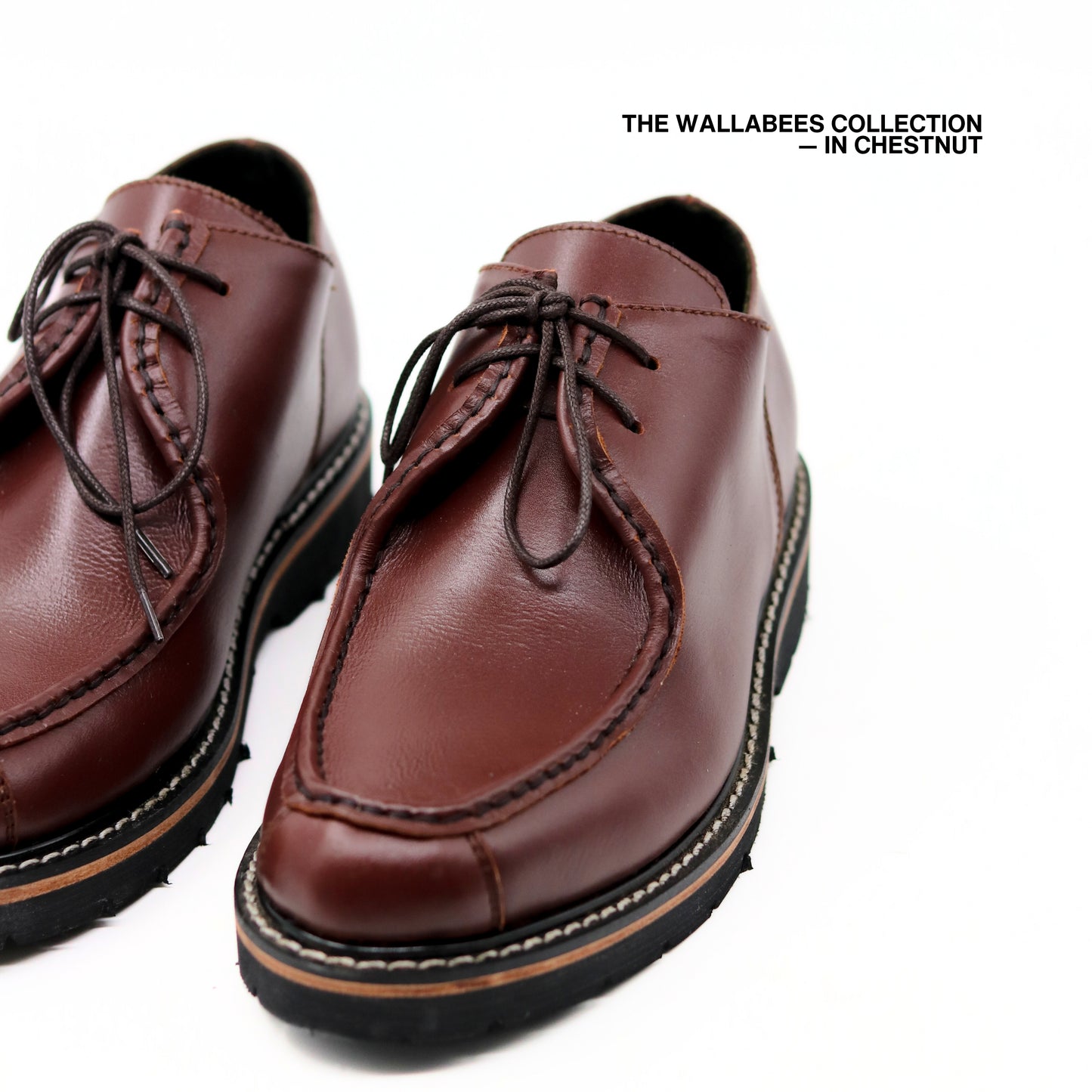 WALLABEES in CHESTNUT