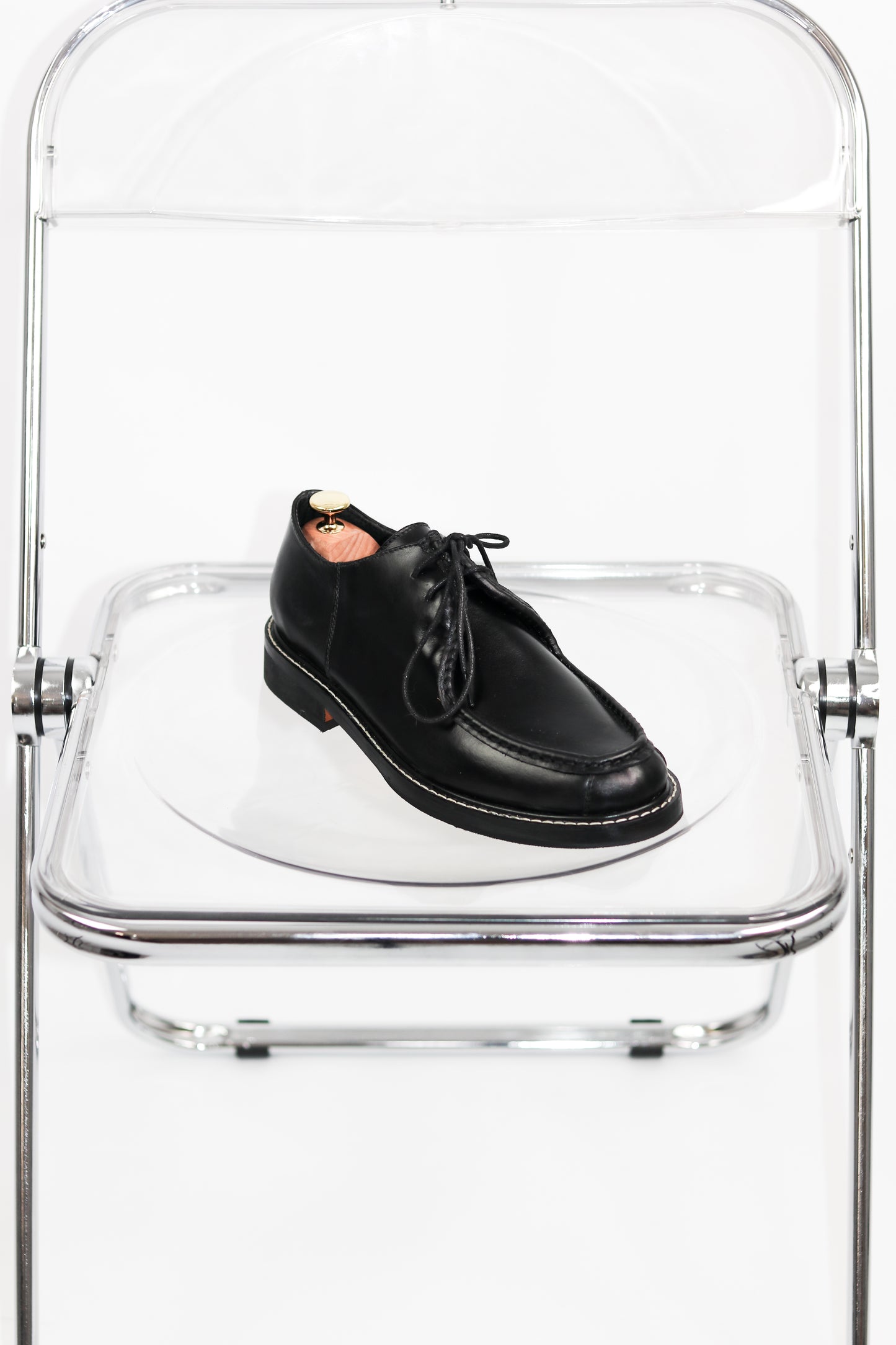 Giovanni Derby Shoes in Deep Noir