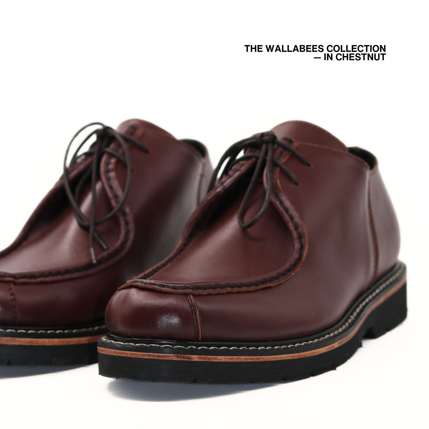 WALLABEES in CHESTNUT