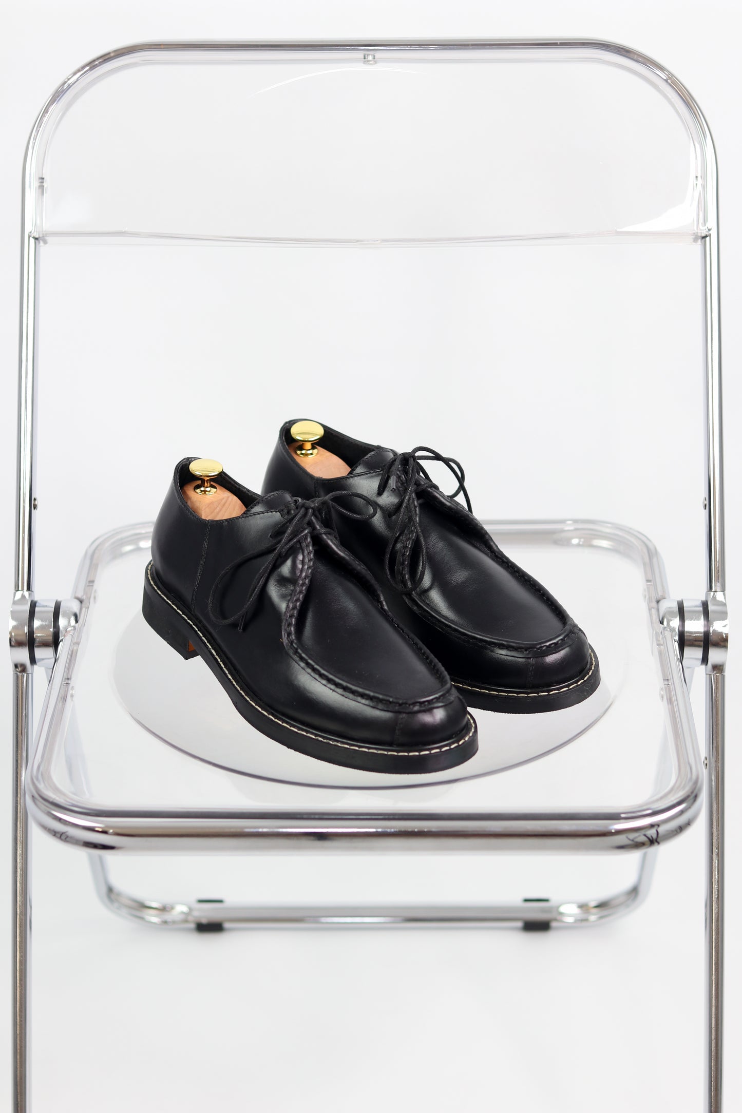 Giovanni Derby Shoes in Deep Noir