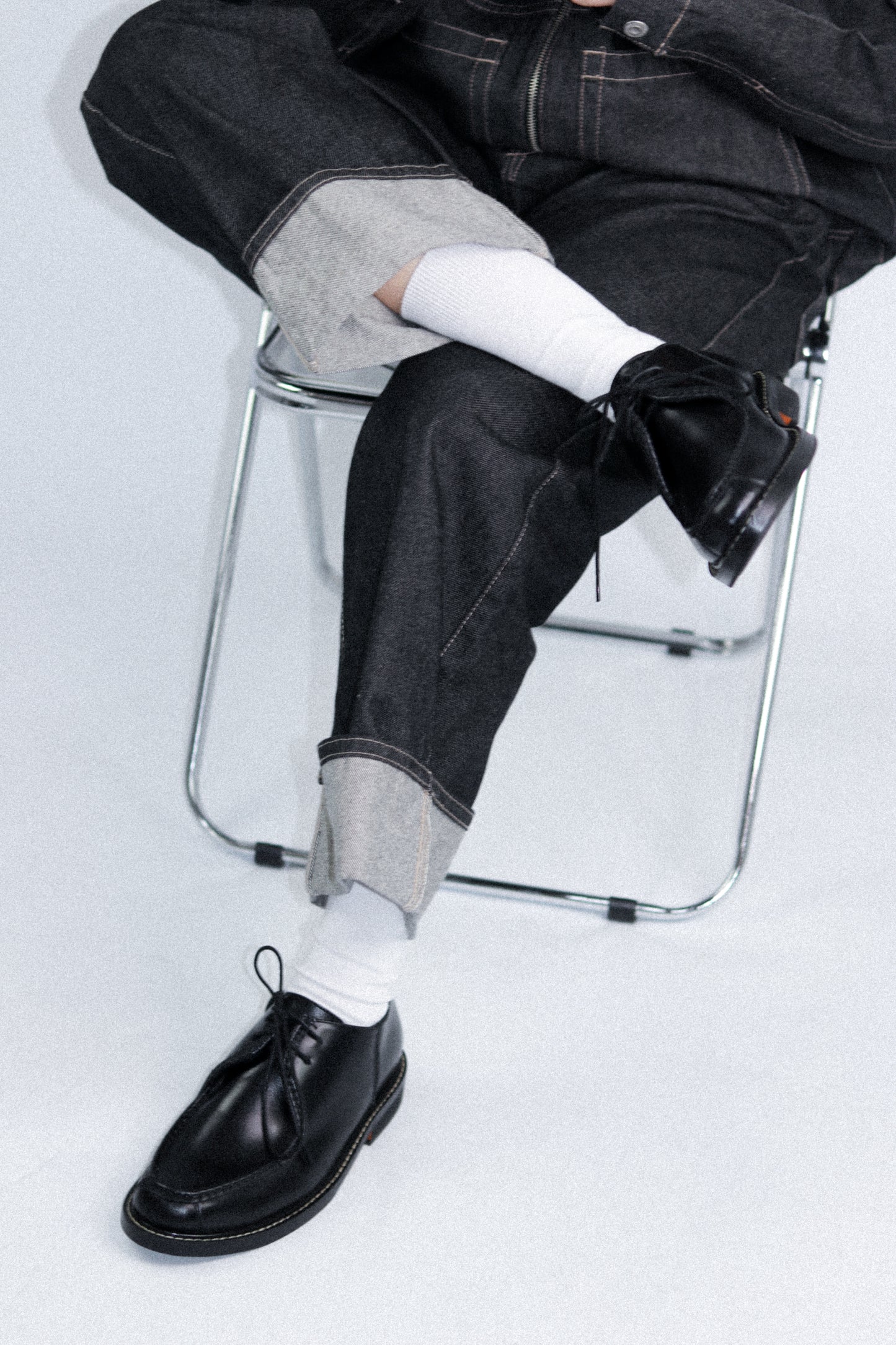 Giovanni Derby Shoes in Deep Noir