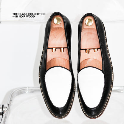 Blake Belgian Loafers in Noir Wood