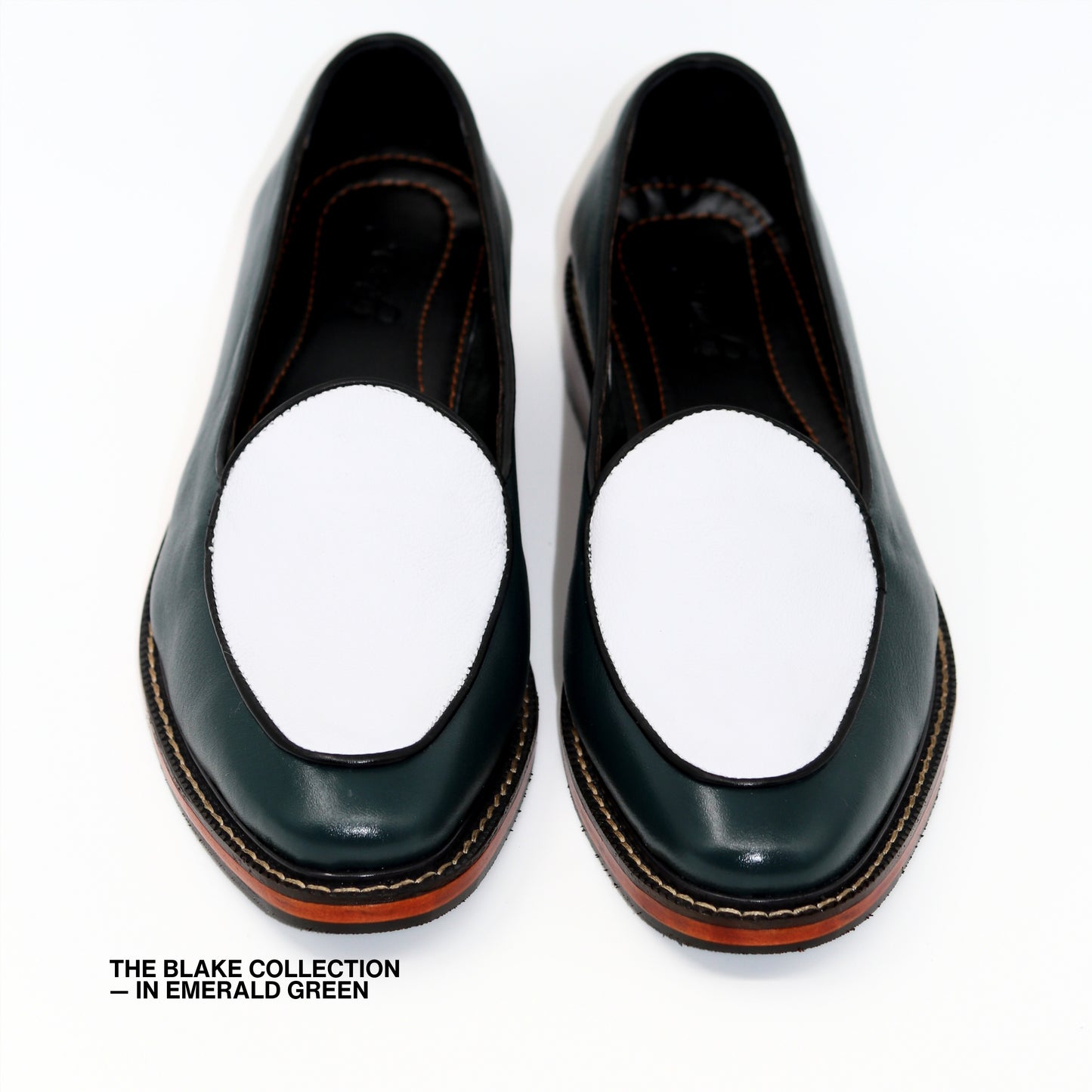 Blake Belgian Loafers in Emerald Green