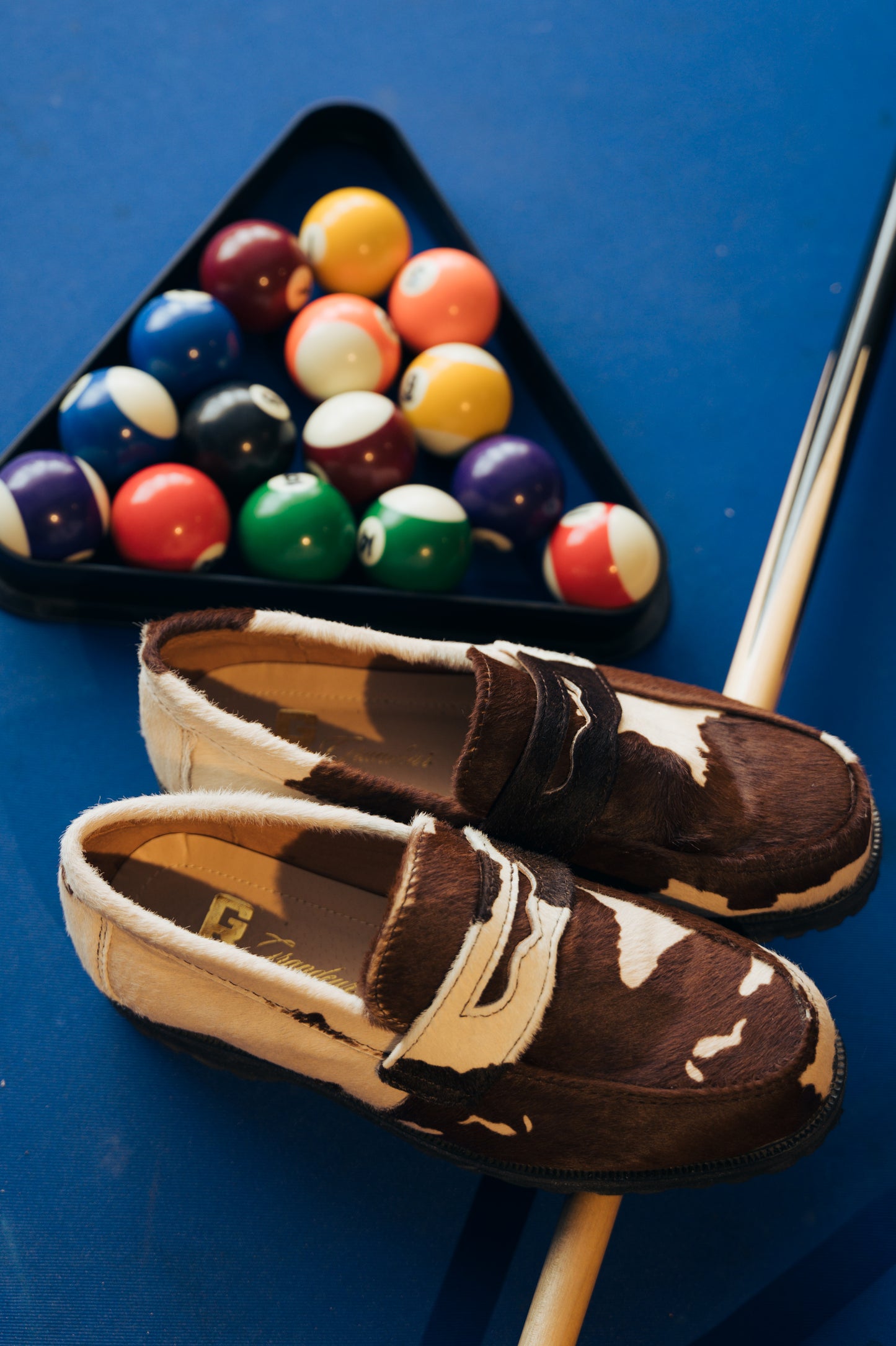 “La Vache” Cow Print Penny Loafers