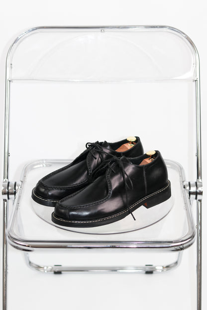 Giovanni Derby Shoes in Deep Noir