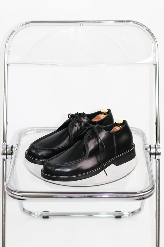 Giovanni Derby Shoes in Deep Noir