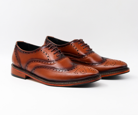 CLASSIC BROGUE DARK TAN