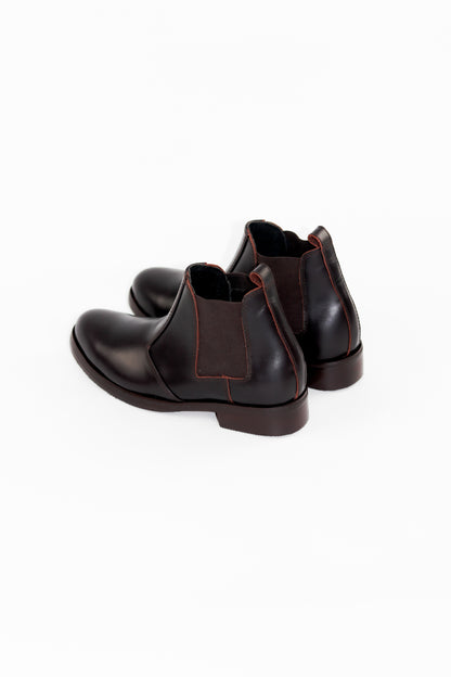 Antoine Chelsea Boots in Dark Brown