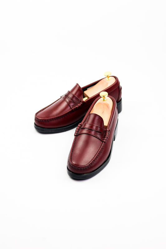 (READY TO SHIP) J.M. PENNY LOAFERS CHERRY RED