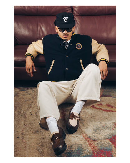 “La Vache” Cow Print & Dark Brown Leather Penny Loafers
