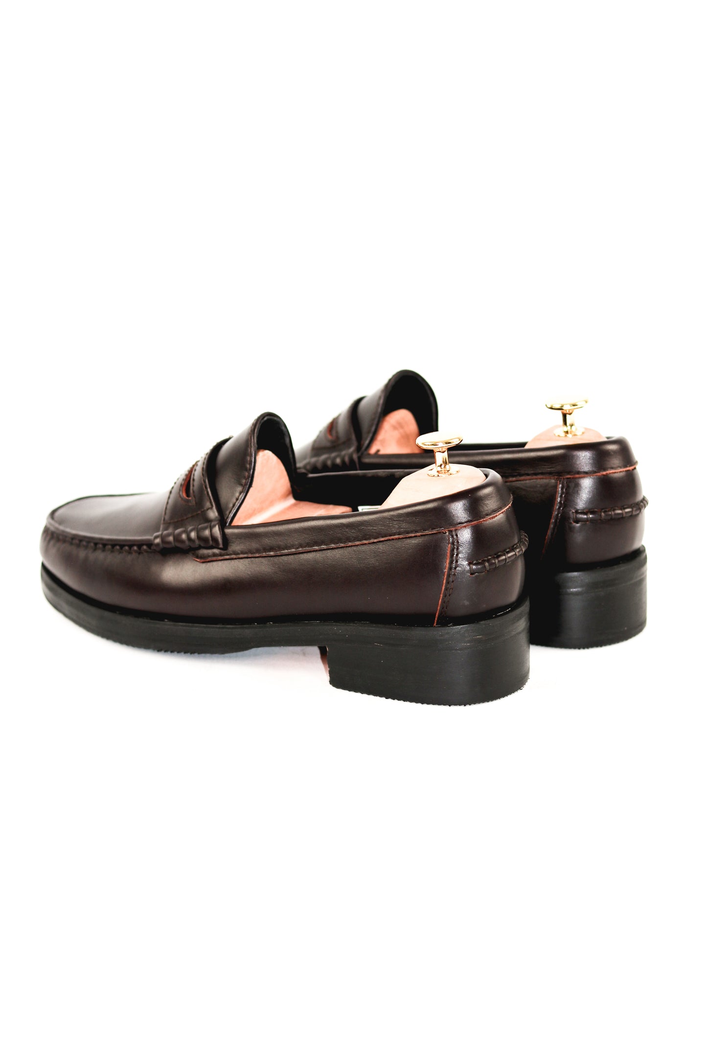 “J.M.” PENNY LOAFERS in Dark Brown