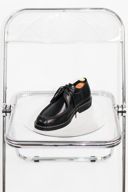 Giovanni Derby Shoes in Deep Noir