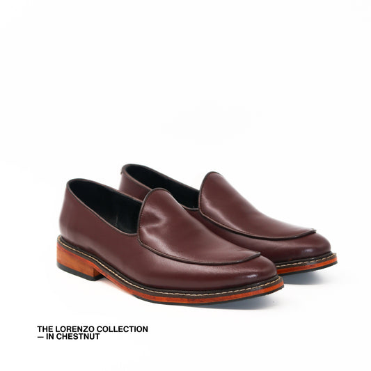 Lorenzo Venetian Loafers in Chesnut