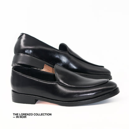 Lorenzo Venetian Loafers in Noir