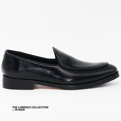 Lorenzo Venetian Loafers in Noir