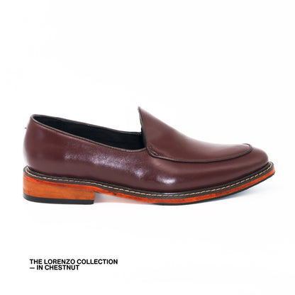 Lorenzo Venetian Loafers in Chesnut