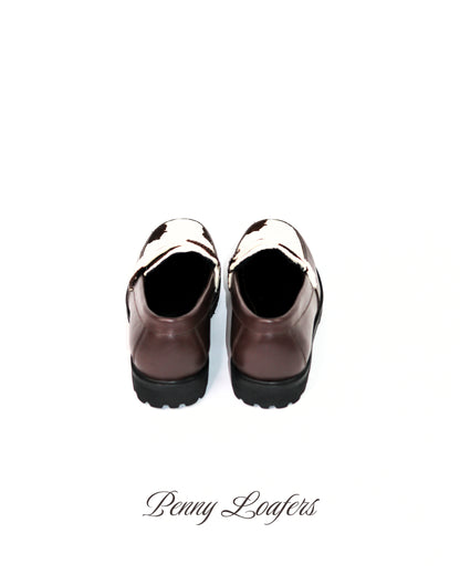 (Ready to Ship) “La Vache” Cow + Leather