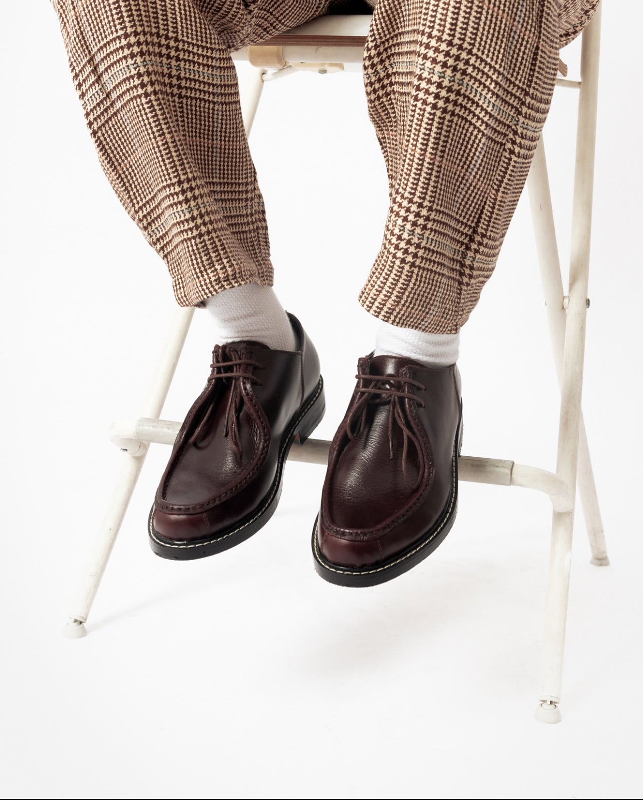 Giovanni Derby Shoes in Oxblood