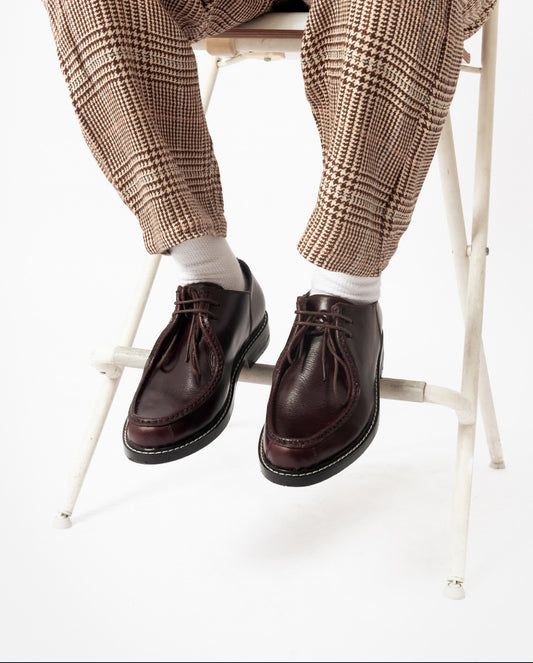 Giovanni Derby Shoes in Oxblood
