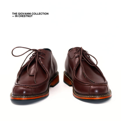 Giovanni Derby Shoes in Chesnut