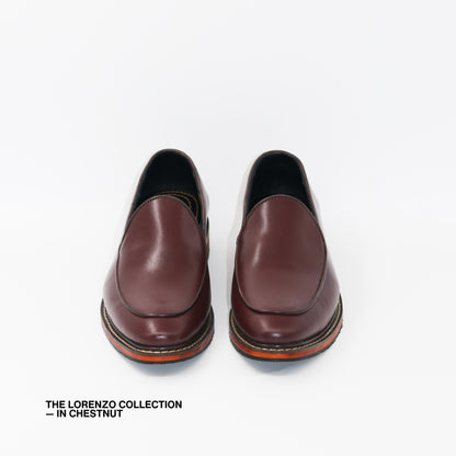 Lorenzo Venetian Loafers in Chesnut