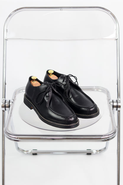 Giovanni Derby Shoes in Deep Noir