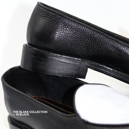 Blake Belgian Loafers in Black & White