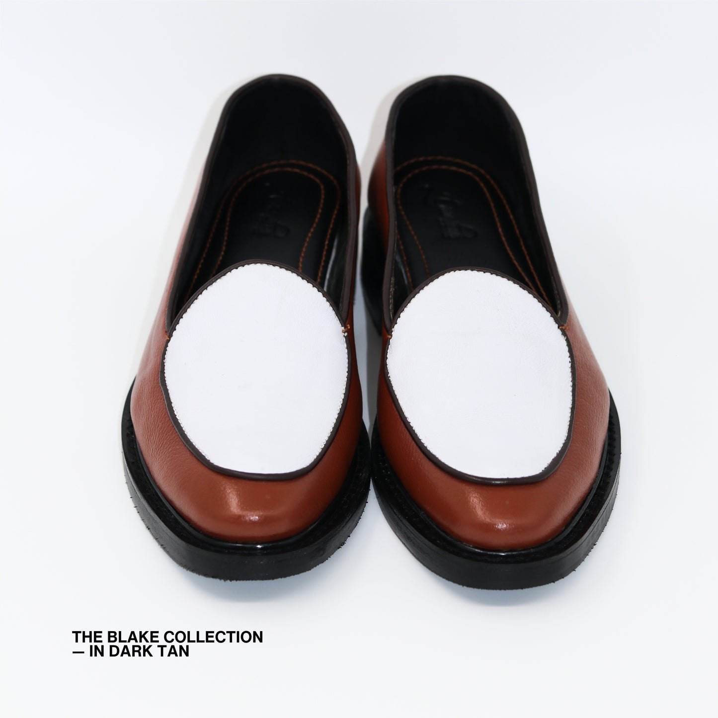 Blake Belgian Loafers in Dark Tan