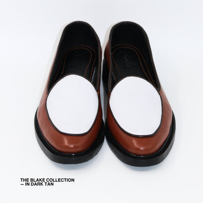 Blake Belgian Loafers in Dark Tan