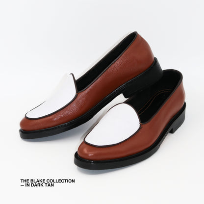 Blake Belgian Loafers in Dark Tan