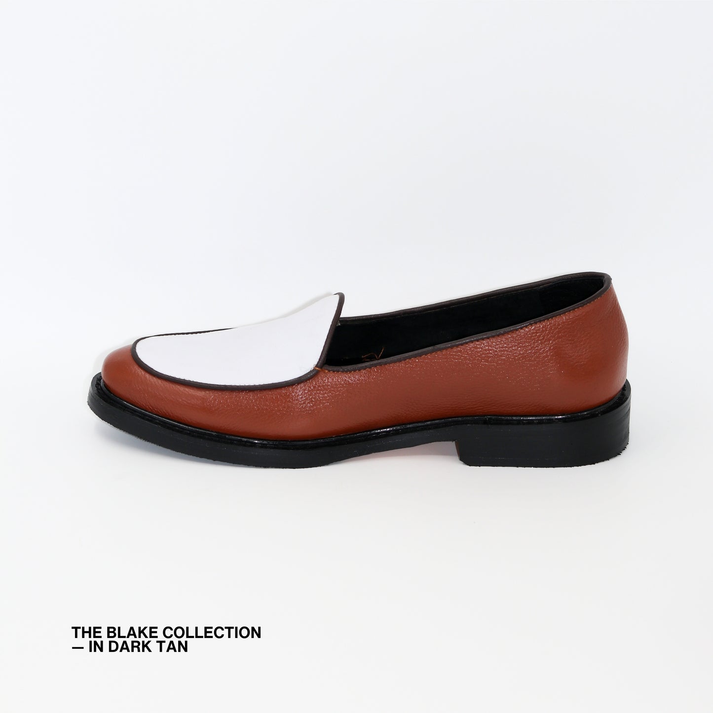 Blake Belgian Loafers in Dark Tan